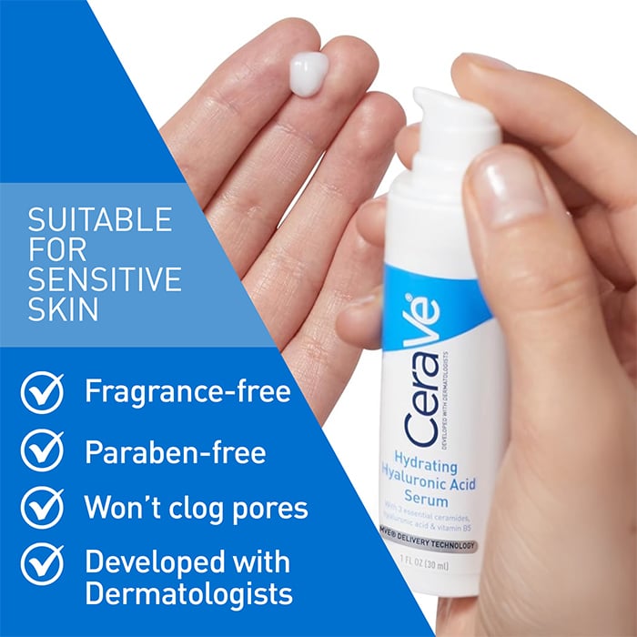 CeraVe Skincare Serums Hydrating Hyaluronic Acid Serum