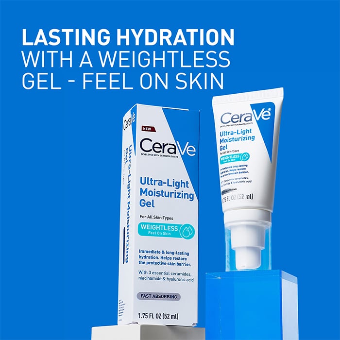 CeraVe Skincare Moisturizers Facial Moisturizers Ultra Light Gel Moisturizer