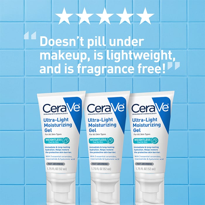 CeraVe Skincare Moisturizers Facial Moisturizers Ultra Light Gel Moisturizer