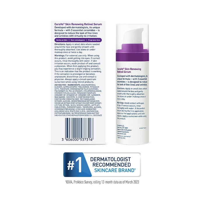 CeraVe Skincare Serums Skin Renewing Retinol Serum