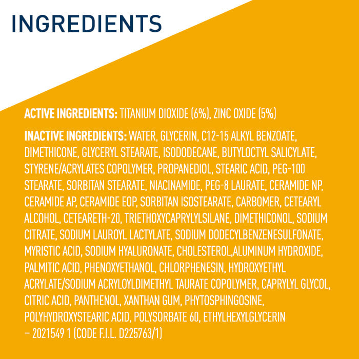 CeraVe Sunscreen Face Hydrating Mineral Sunscreen Face Lotion Spf