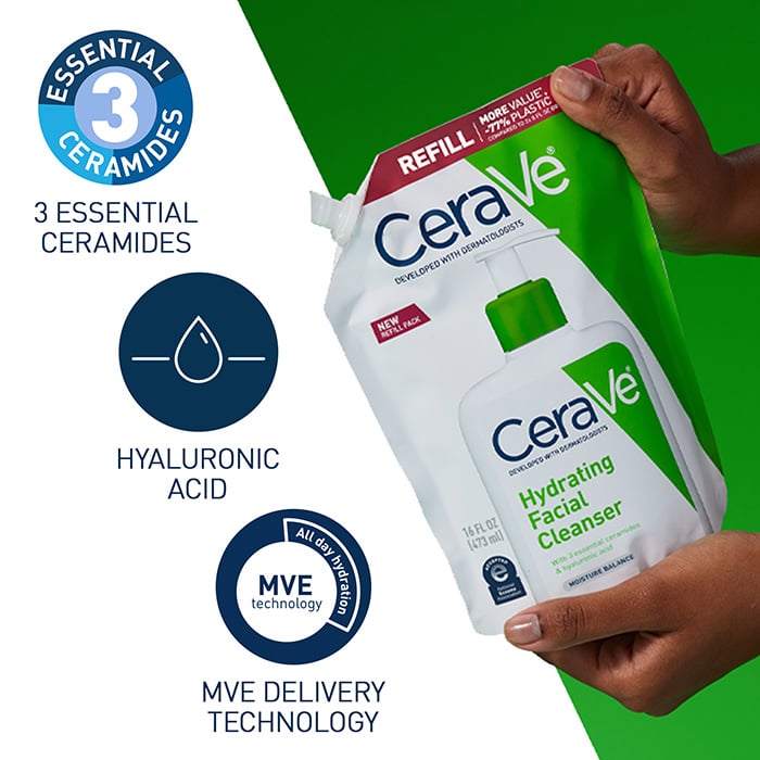 CeraVe Skincare Cleansers Hydrating Facial Cleanser
