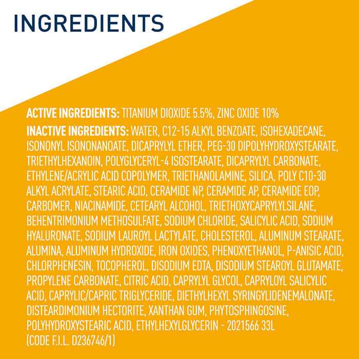 CeraVe Sunscreen Face Hydrating Mineral Sunscreen Spf Face Sheer Tint