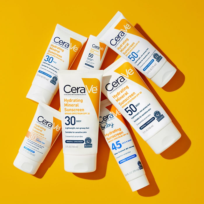 CeraVe Sunscreen Body Hydrating Sunscreen Body Lotion Spf